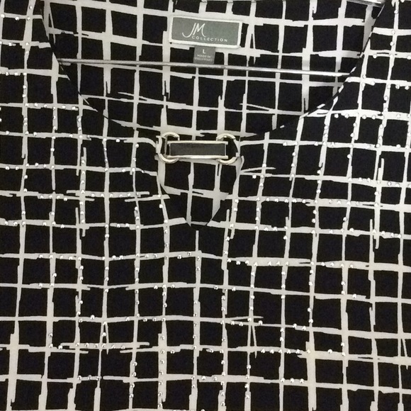 Comfy Blouse. Longer, dress up or down. Sz L - Picture 6 of 6